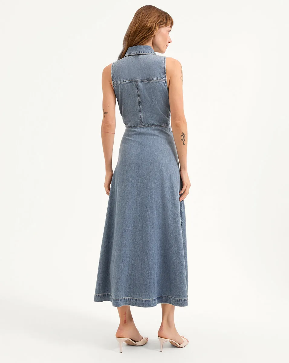 Fuller Denim Midi Dress