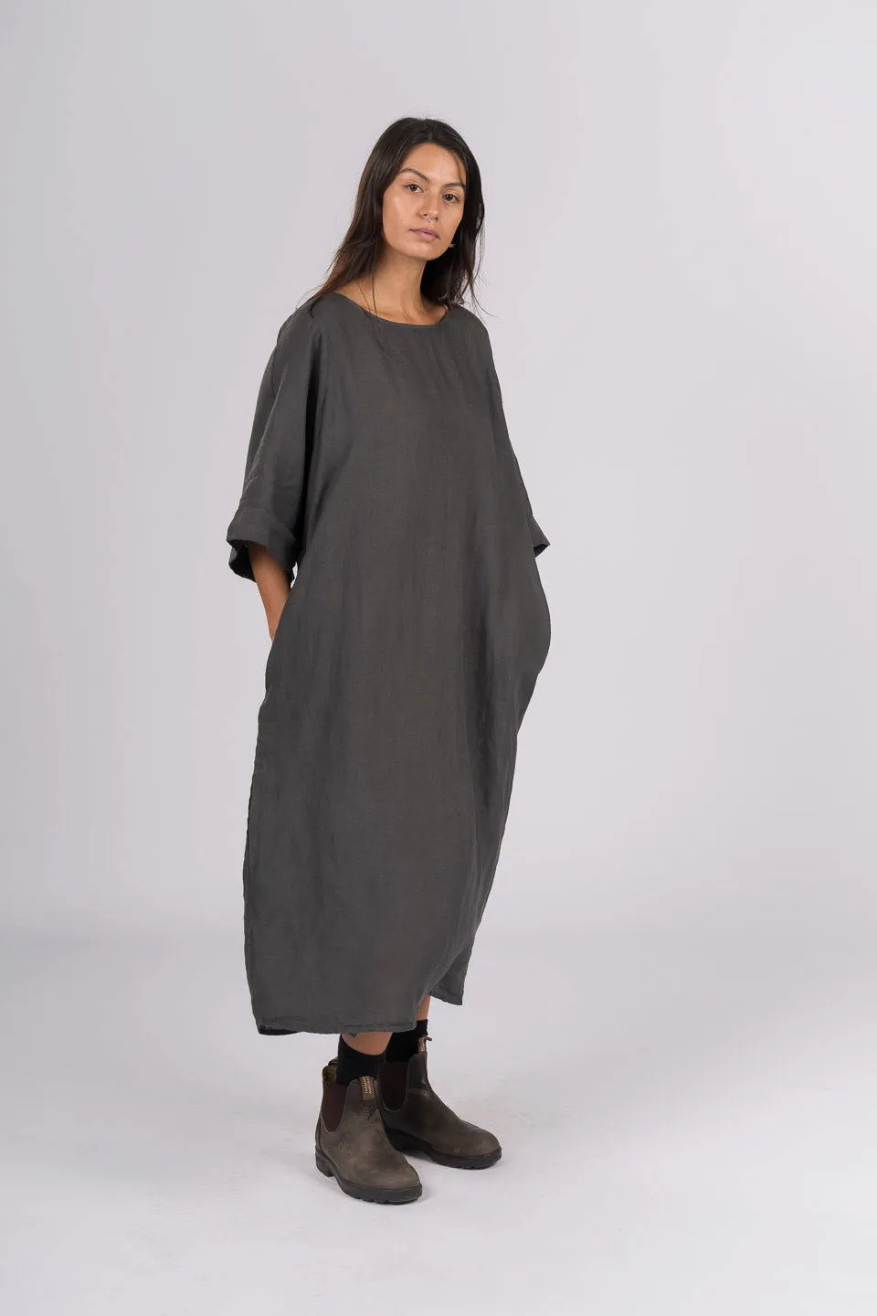 Gaella Linen Shift Dress