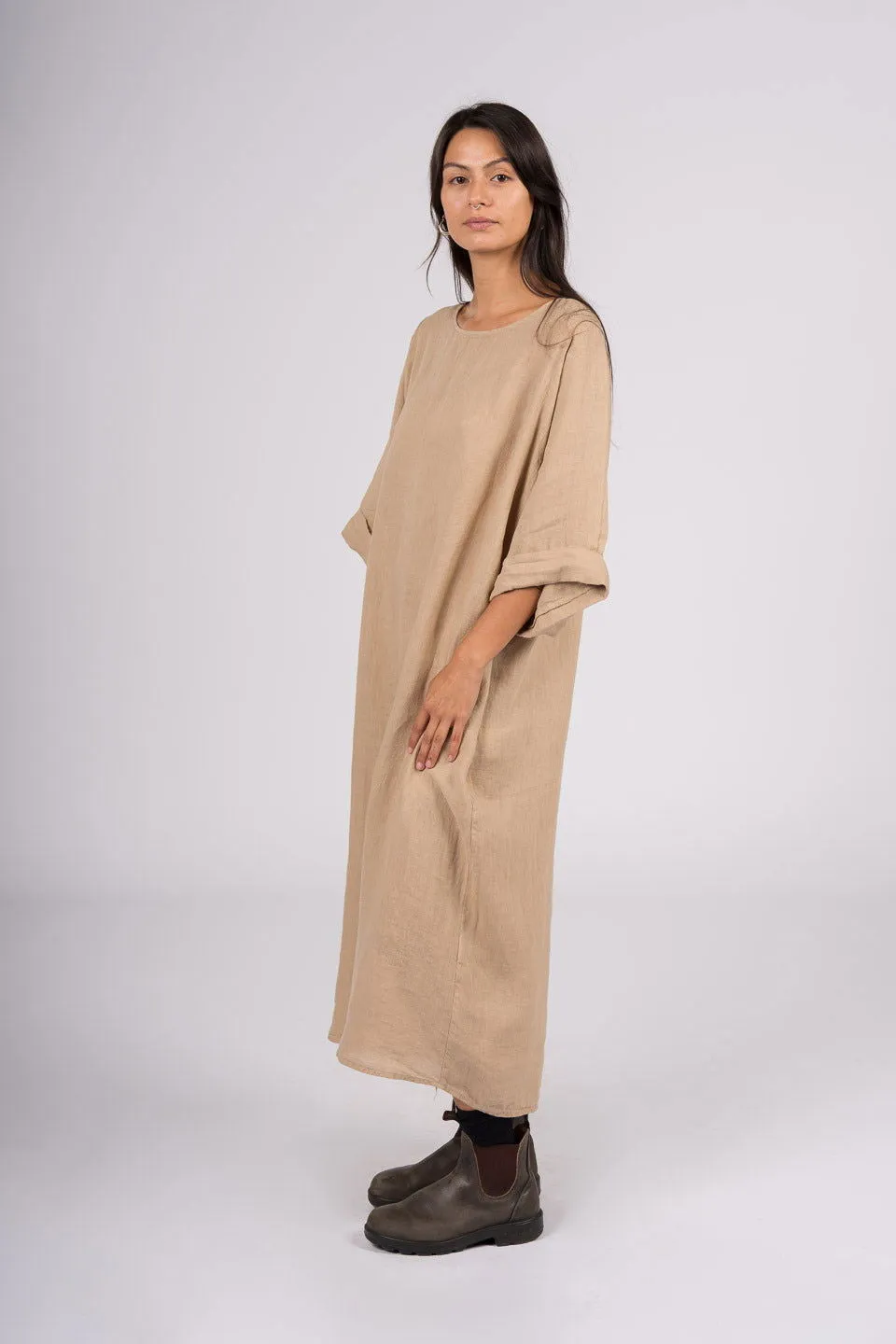 Gaella Linen Shift Dress