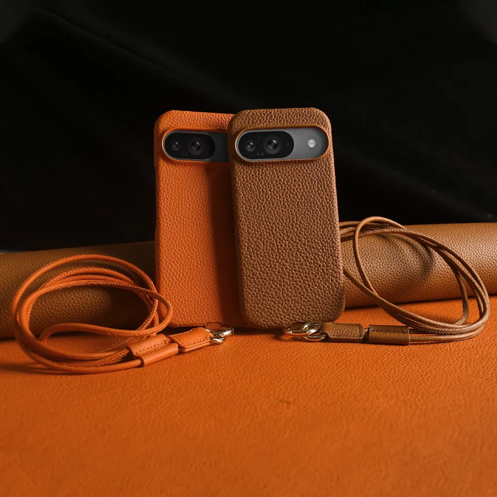 Genuine Pebbled Leather Google Pixel Case