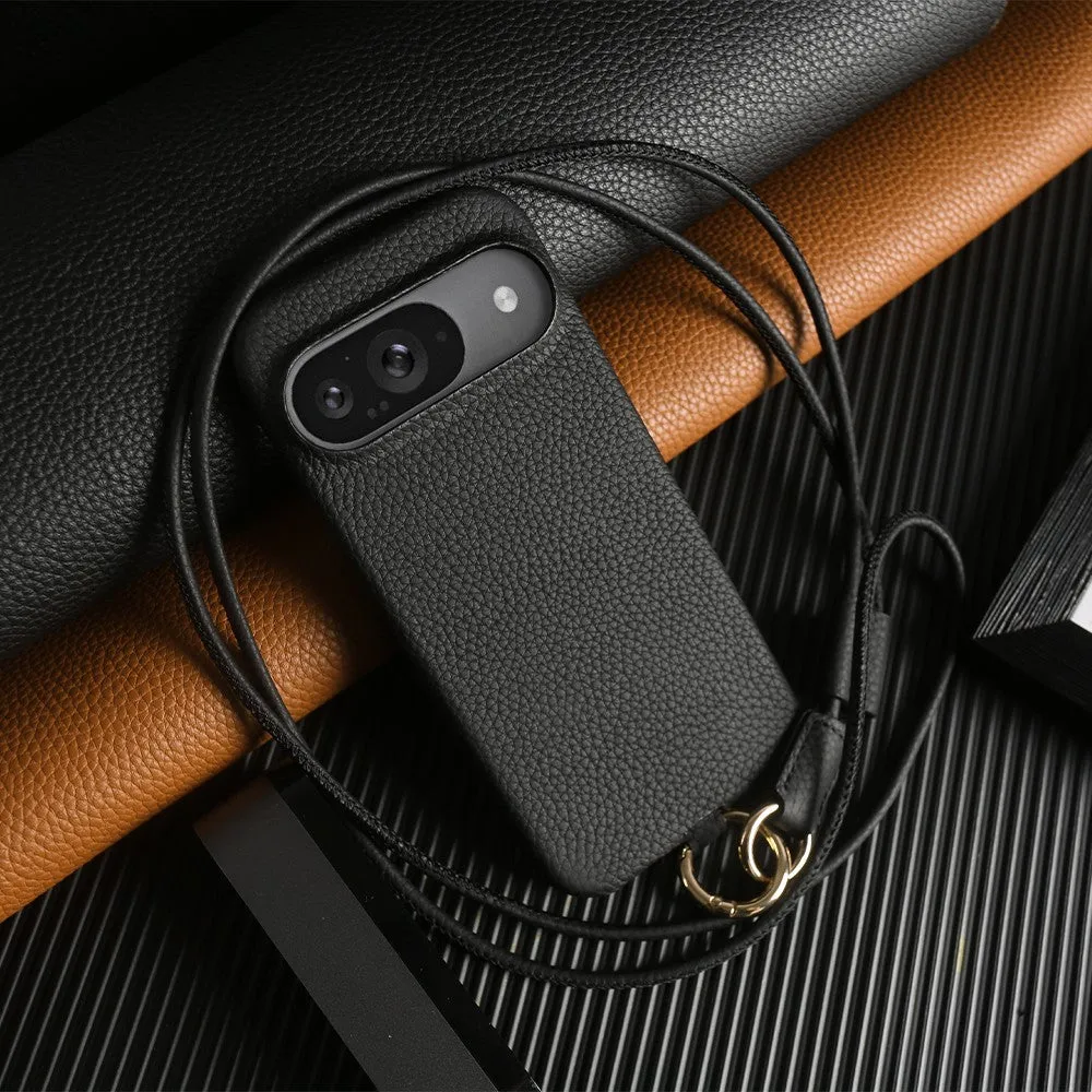 Genuine Pebbled Leather Google Pixel Case