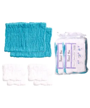 Get Ready with Me Skincare Set (Includes 2 100% Cotton Turbie Bands & 4 Wristbands)