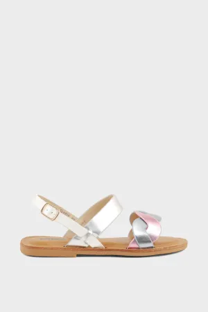 Girls Casual Sandal GQ1005-Silver
