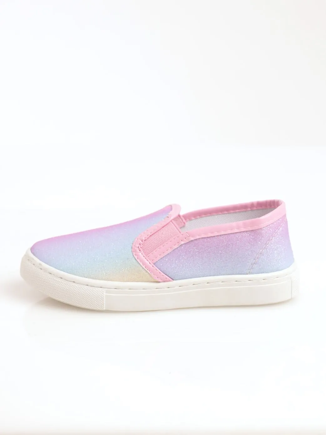 Girls Slip-On Glitter Sneaker