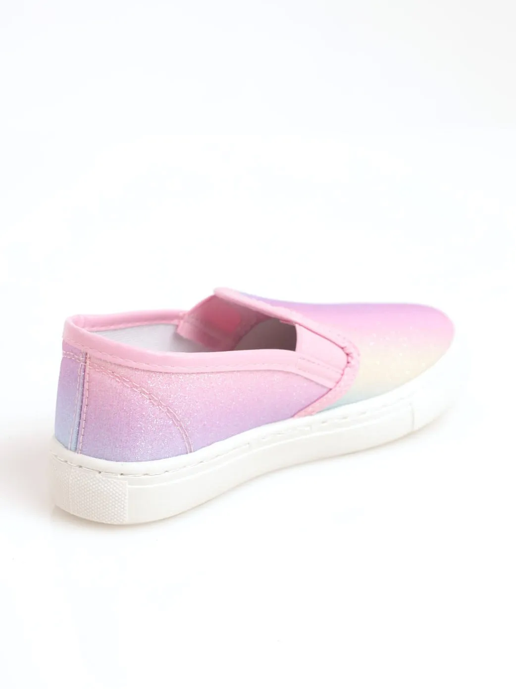 Girls Slip-On Glitter Sneaker