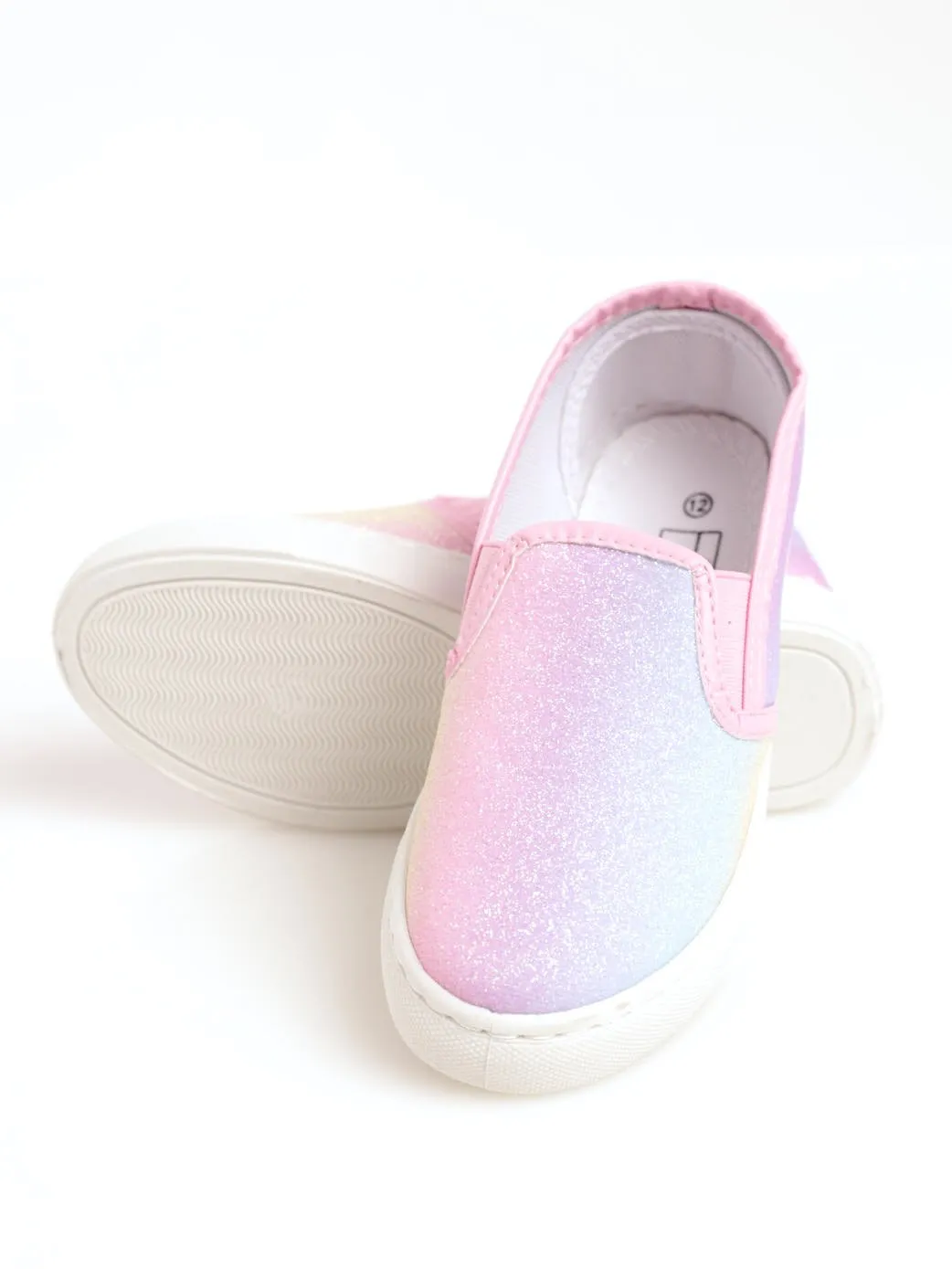 Girls Slip-On Glitter Sneaker