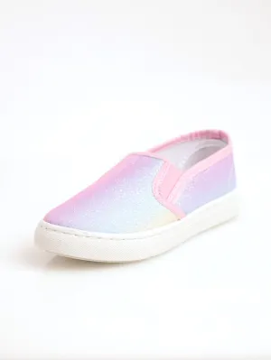 Girls Slip-On Glitter Sneaker