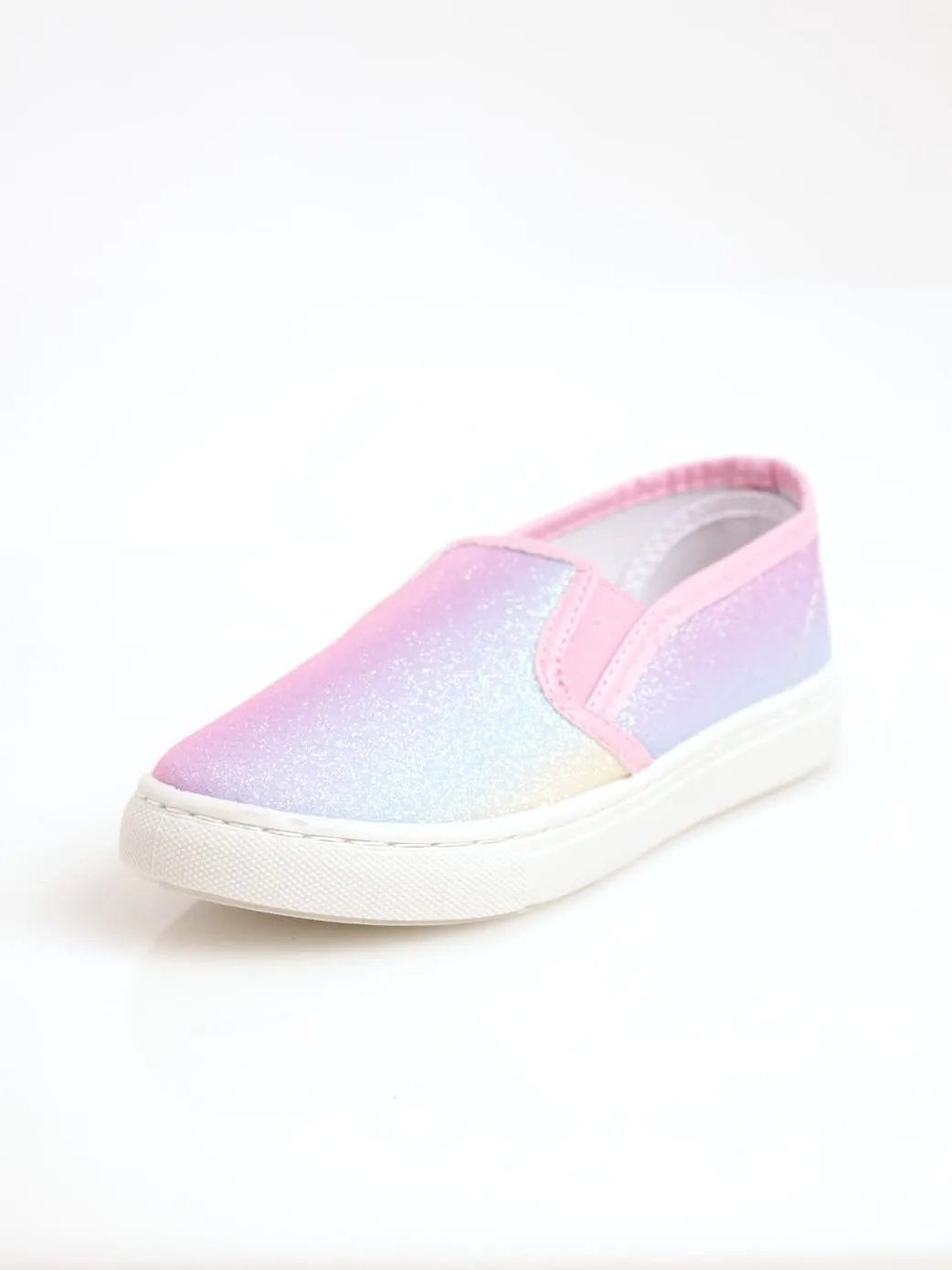Girls Slip-On Glitter Sneaker