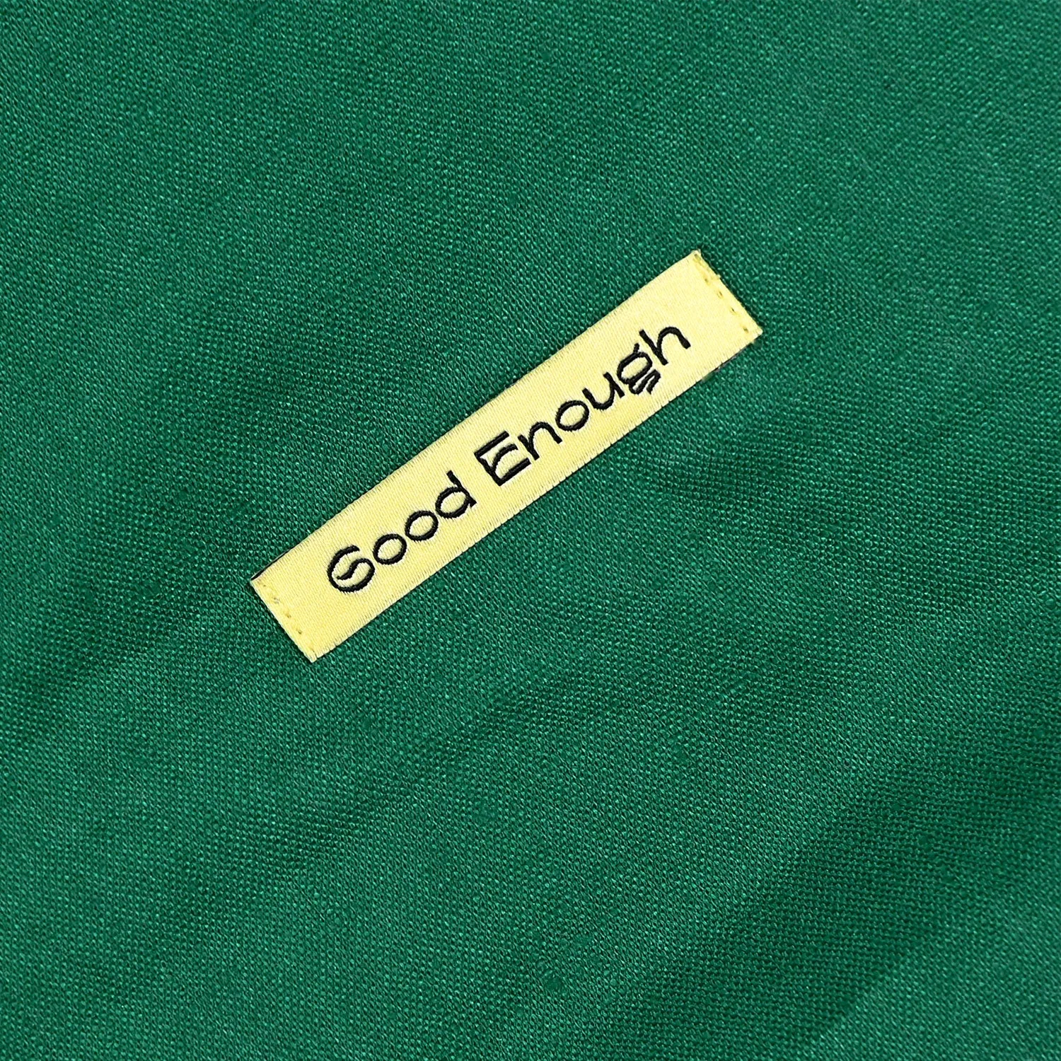 'Good Enough' Yellow Label | 6 Sew-in Labels