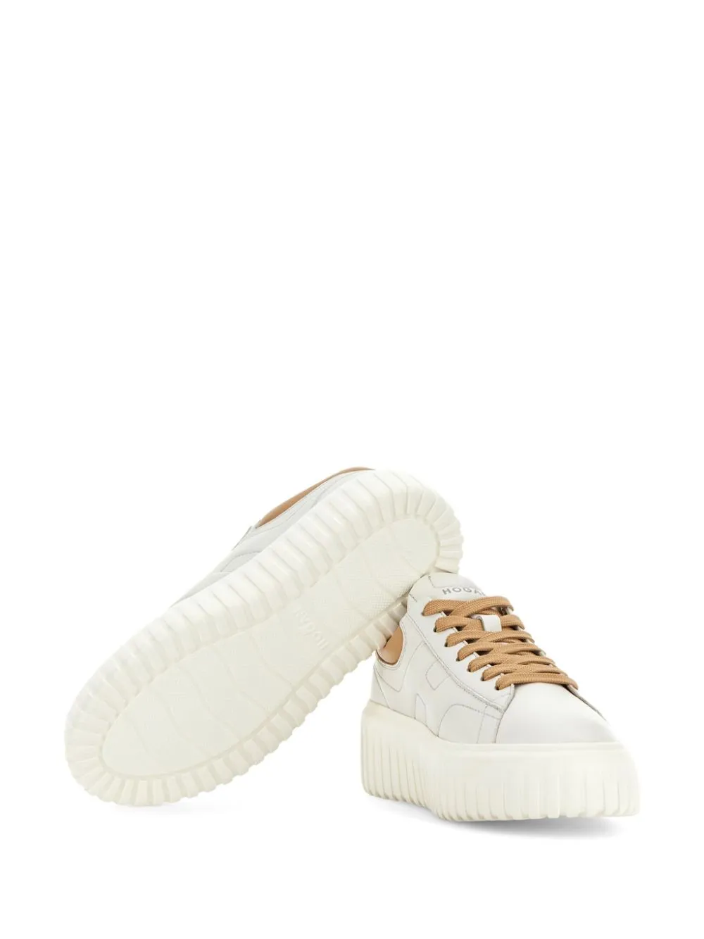 H-stripes leather sneakers