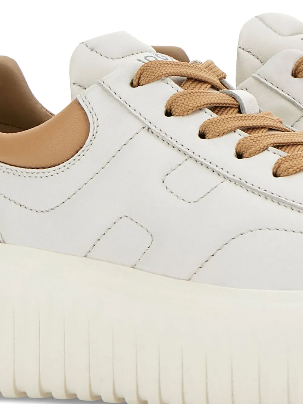 H-stripes leather sneakers