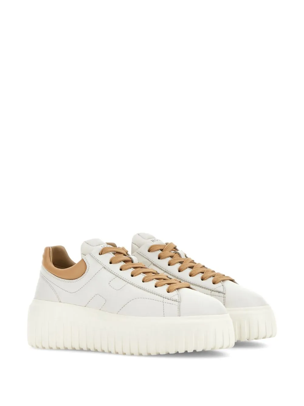 H-stripes leather sneakers