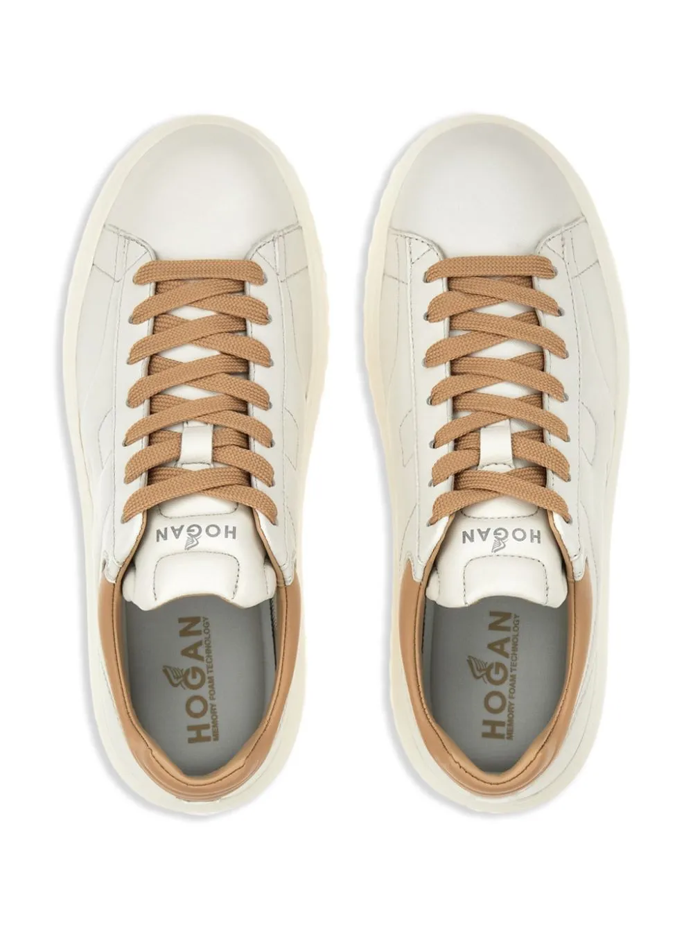 H-stripes leather sneakers