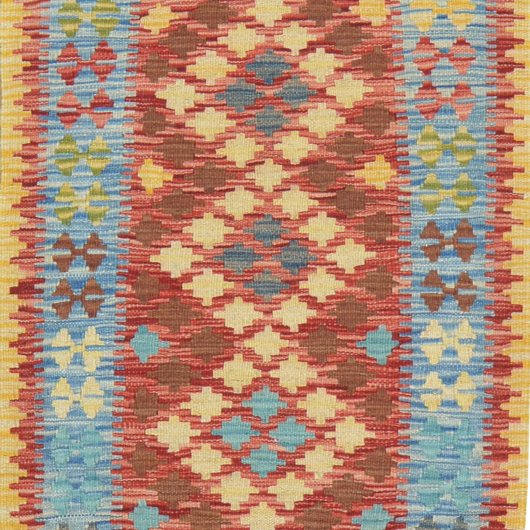 Hand-Woven Reversible Momana Tribal Kilim Handmade Wool Rug (Size 2.0 X 2.8) Cwral-7887