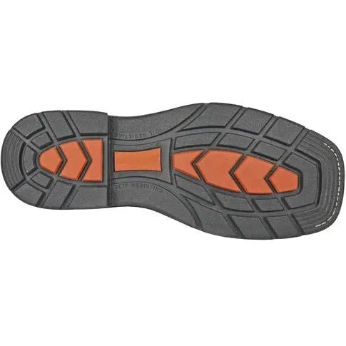 Hoss Men's Brisbee 8" Lacer Comp Toe Slip Resist Work Boot- Brown- 94062