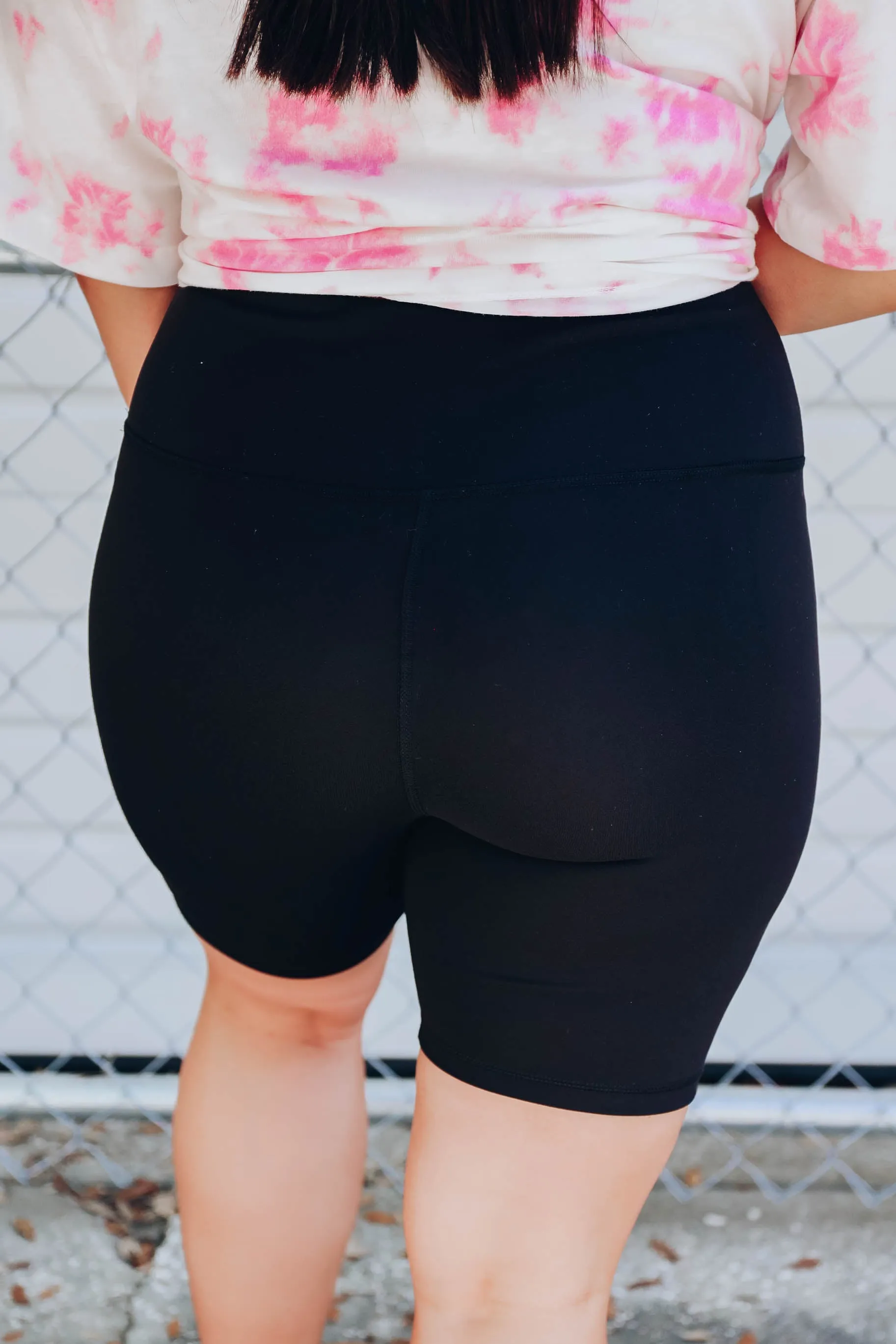 Hot Summer Biker Shorts - Black