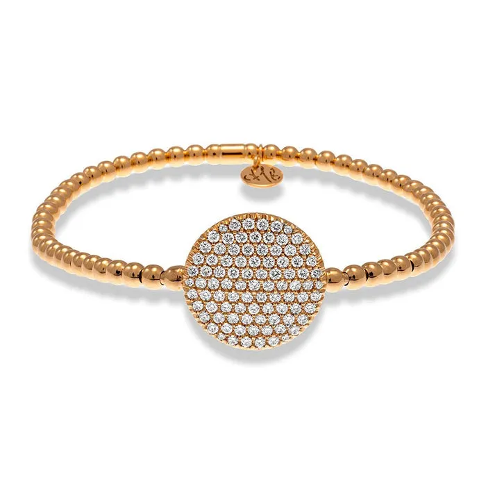 Hulchi Belluni 'Tresore' Diamond Circle Stretch Bracelet (22339)