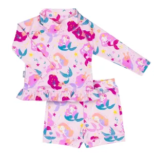Jan & Jul 2pc UV Suit - Pink Mermaid