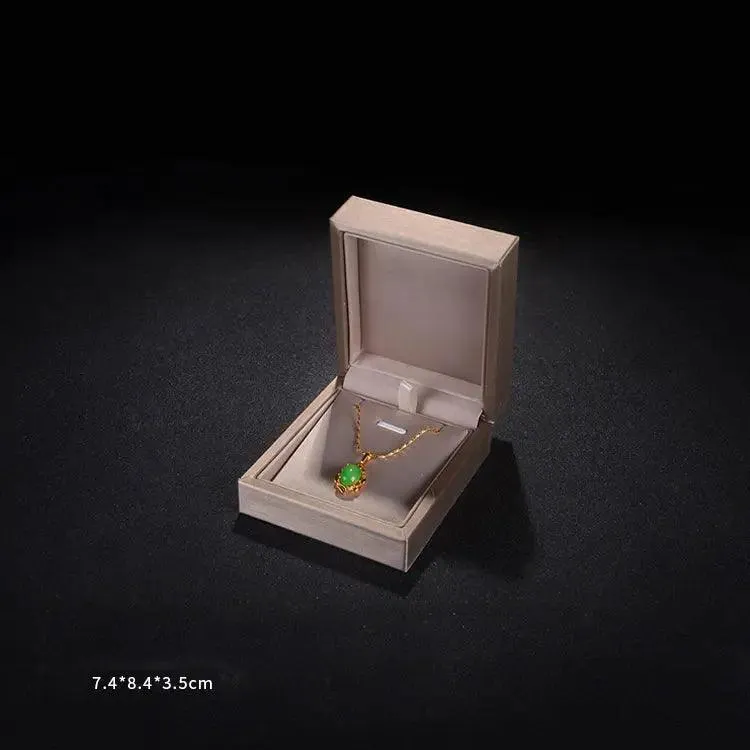 Jewelry Grey Leather Boxes