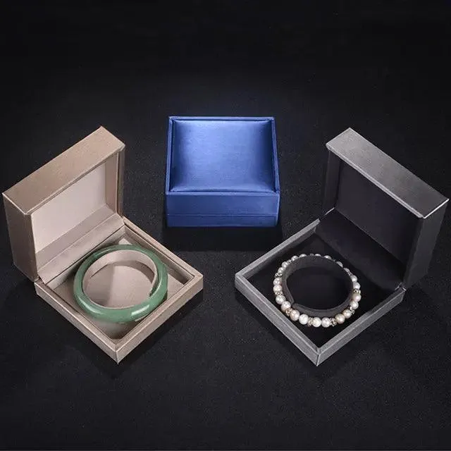 Jewelry Grey Leather Boxes
