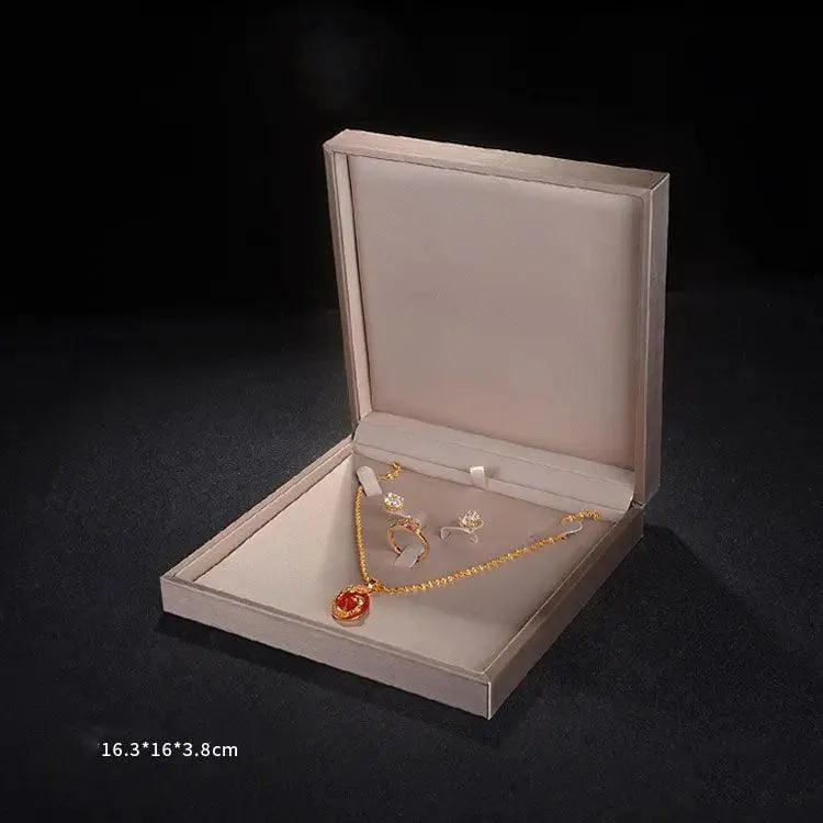 Jewelry Grey Leather Boxes