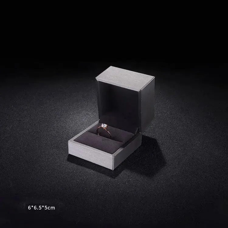 Jewelry Grey Leather Boxes