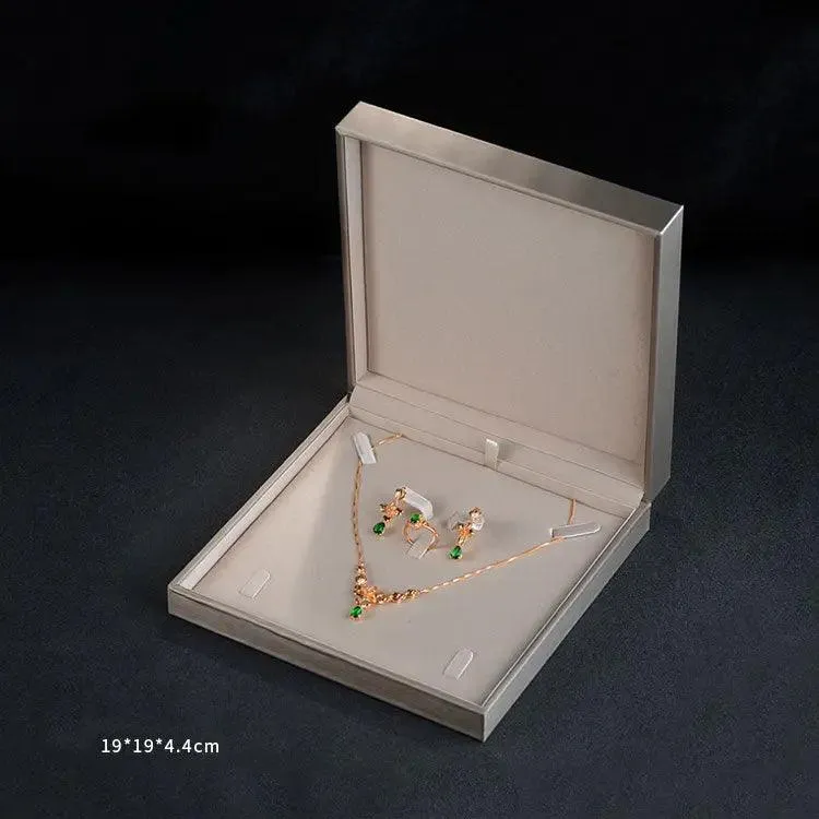 Jewelry Grey Leather Boxes