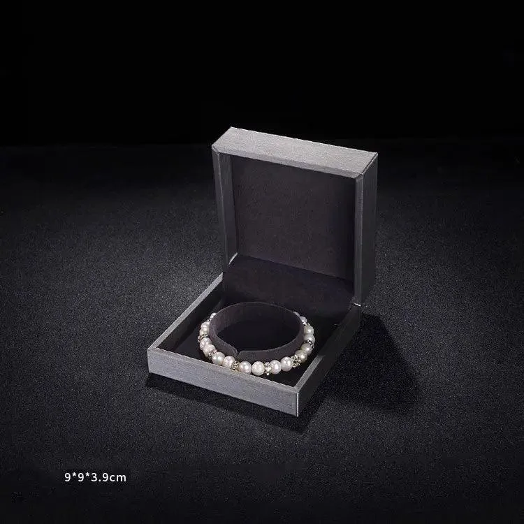 Jewelry Grey Leather Boxes
