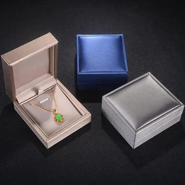 Jewelry Grey Leather Boxes