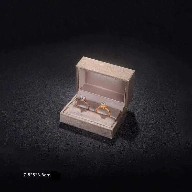Jewelry Grey Leather Boxes