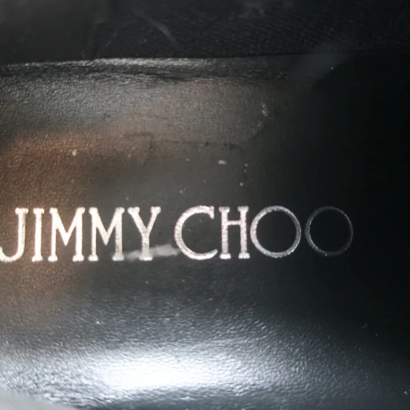Jimmy Choo Verona Crystal-Embellished Knit Sneakers Black Size 35