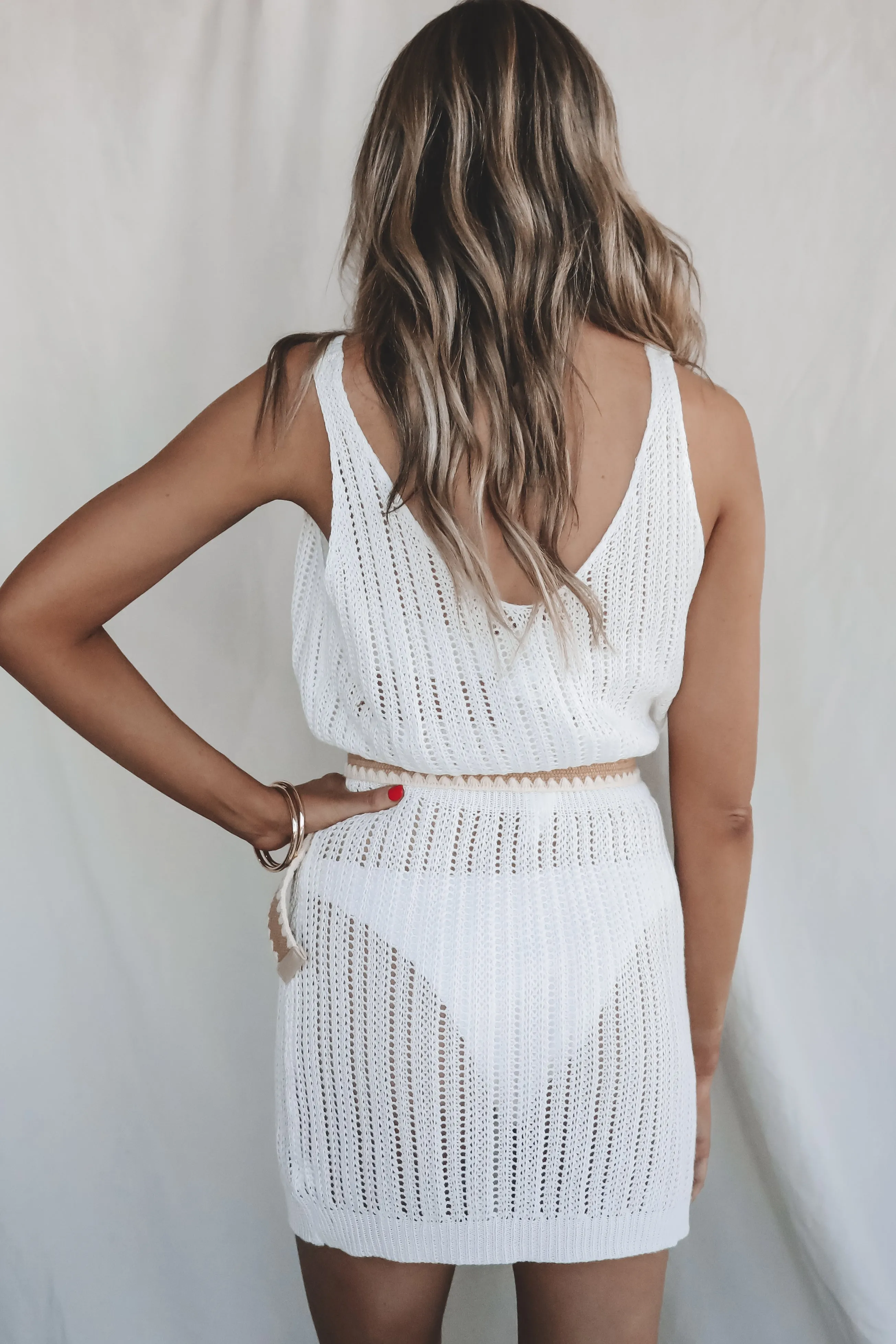 Keep Calm And Relax Cover Up Knit Dress