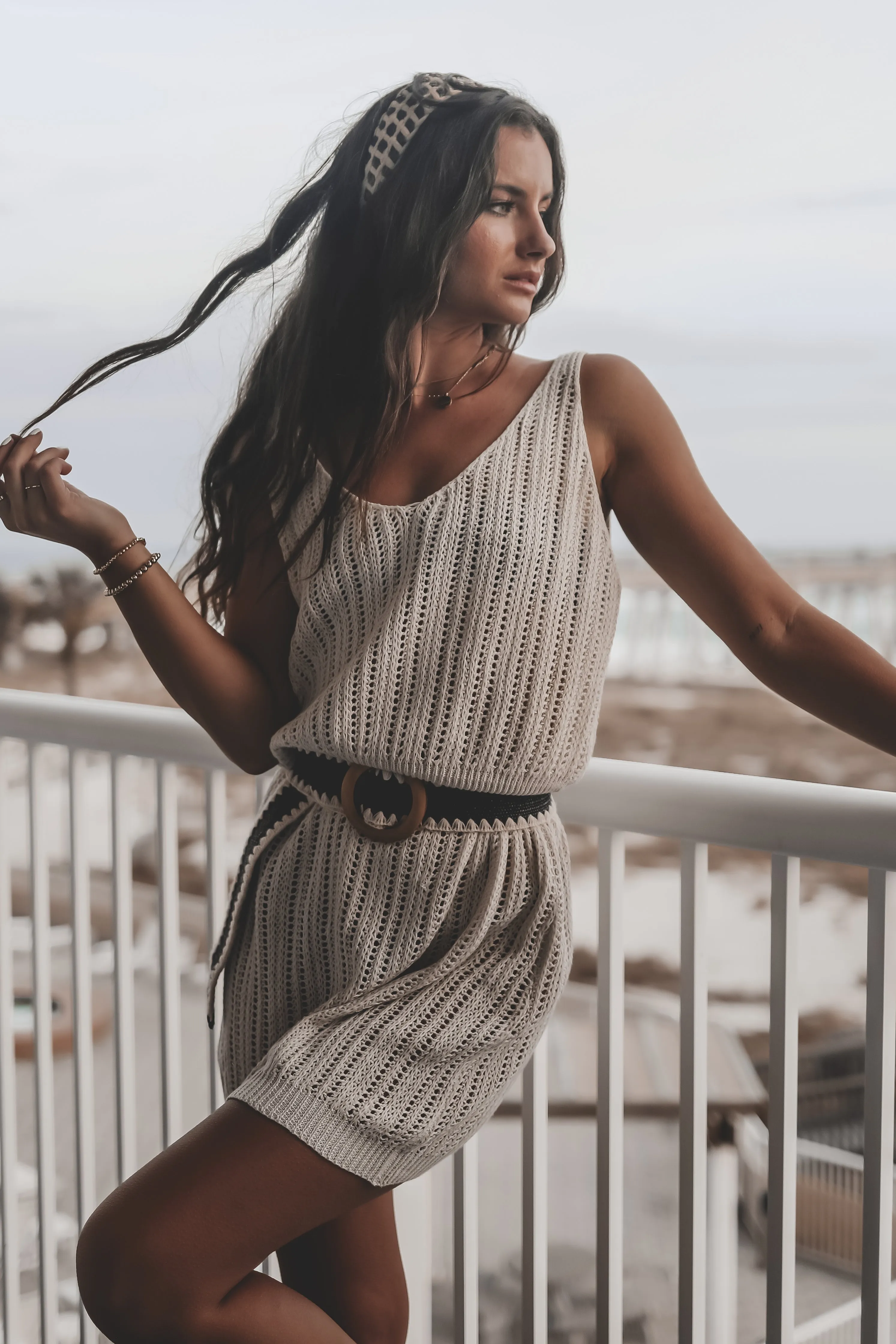 Keep Calm And Relax Cover Up Knit Dress