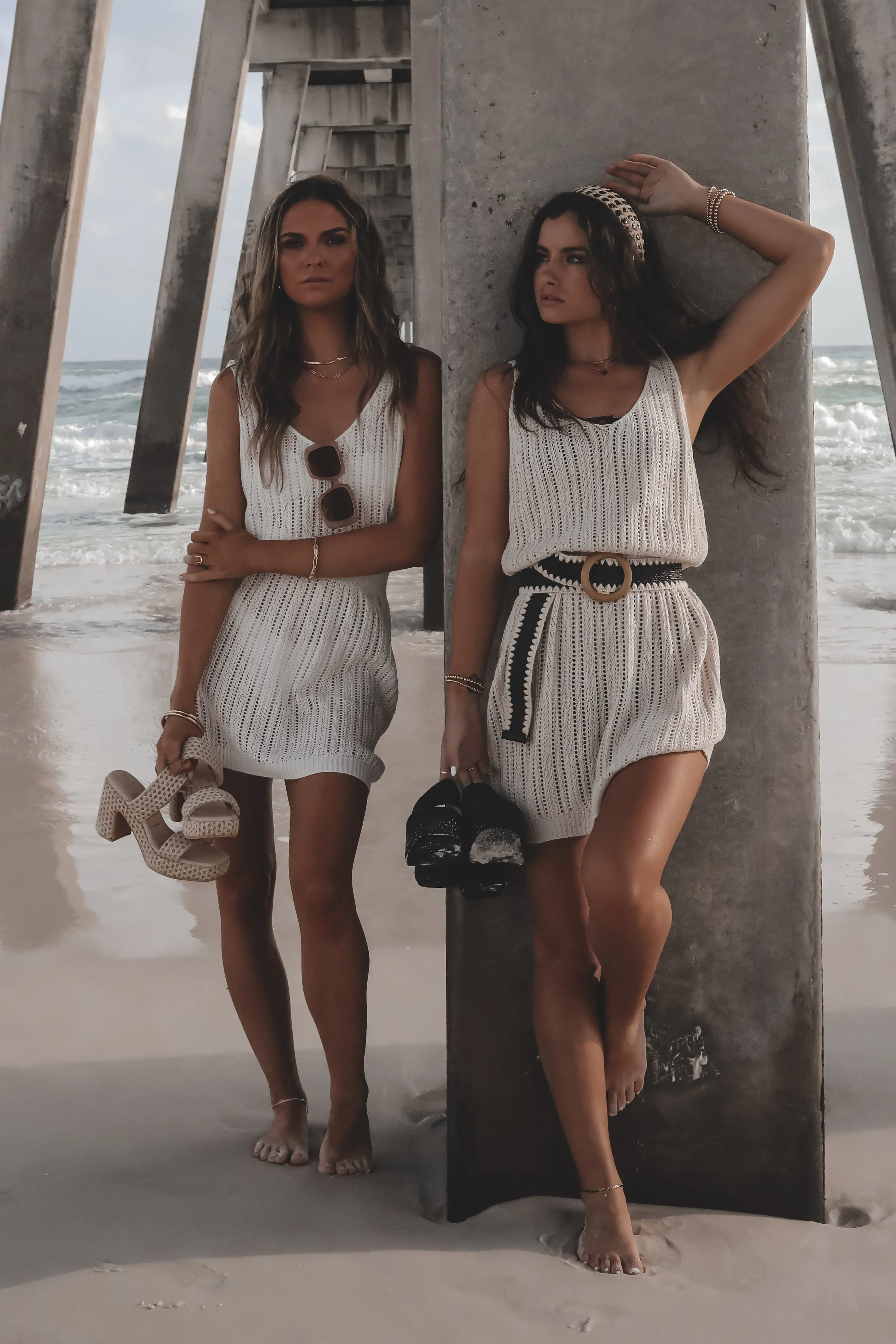 Keep Calm And Relax Cover Up Knit Dress