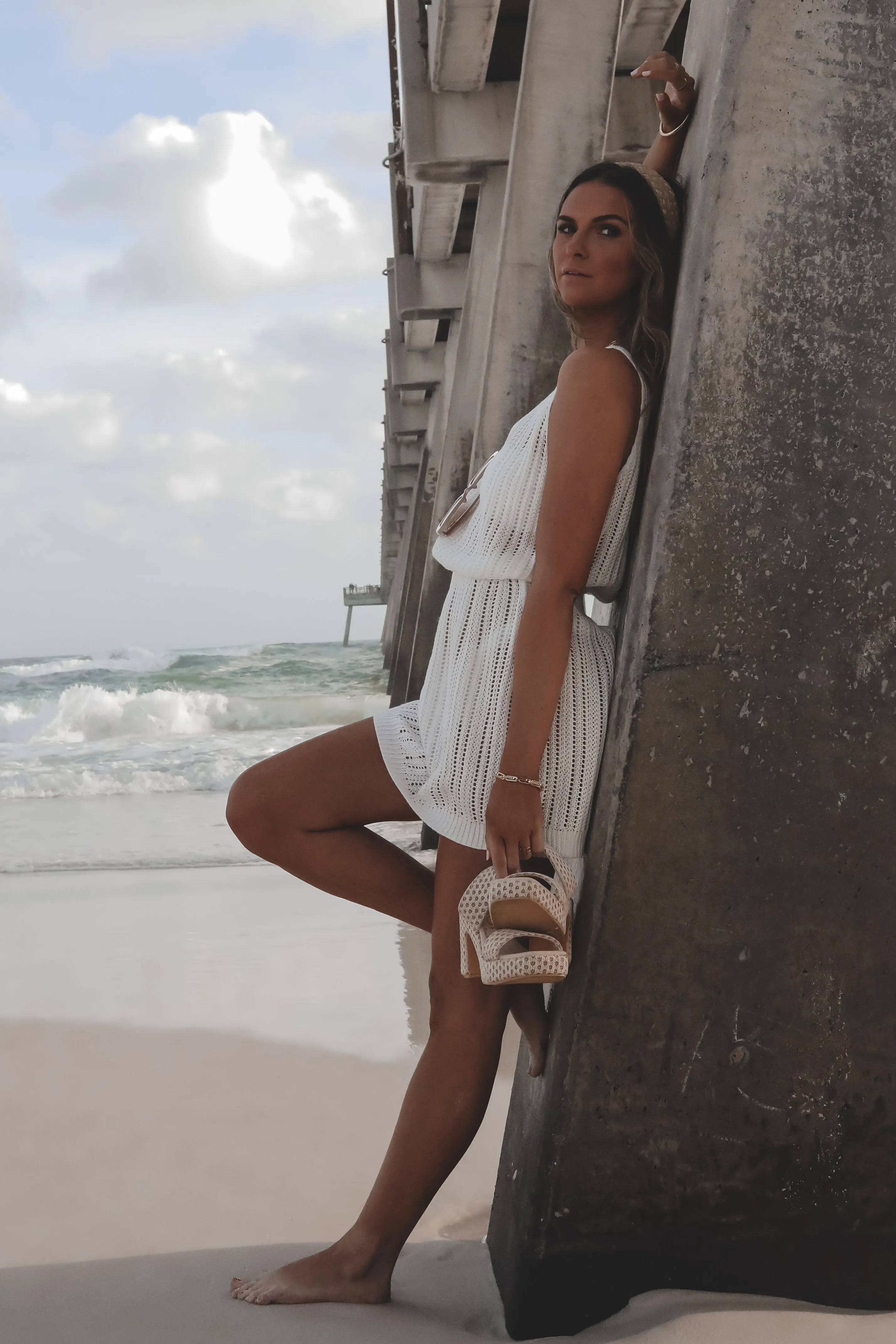 Keep Calm And Relax Cover Up Knit Dress