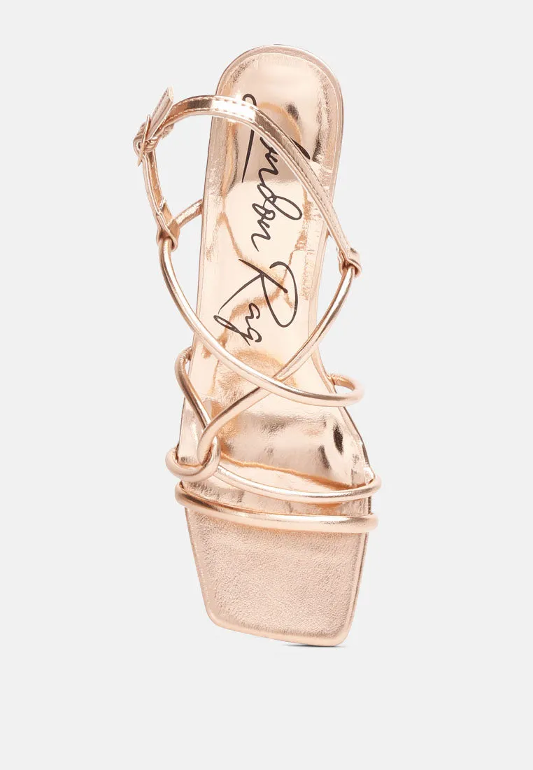 Knotted Strap Sandals