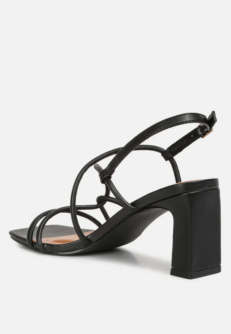 Knotted Strap Sandals