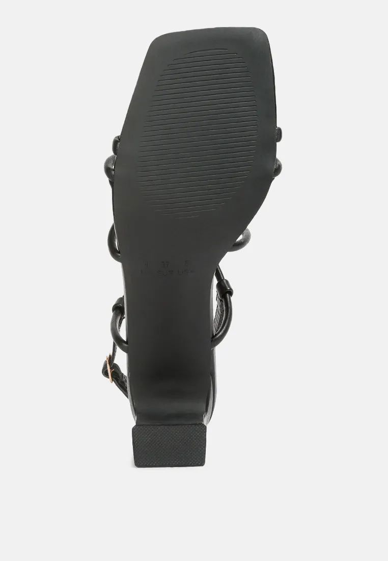 Knotted Strap Sandals
