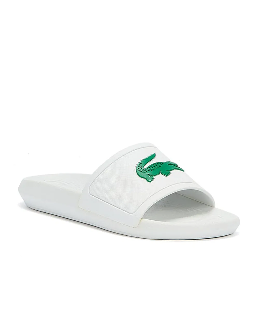 Lacoste Croco Slide 119 1 CMA Sliders (white/green)