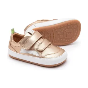Landy Sneakers - Metalic Salmon/ White