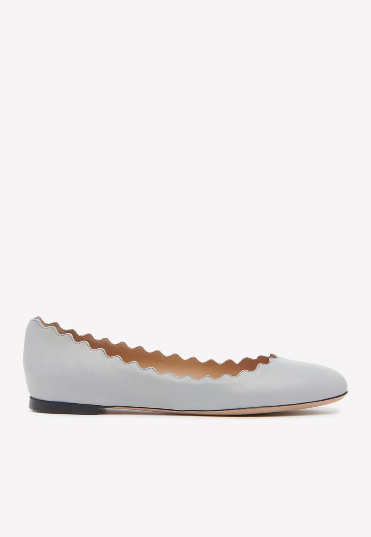 Lauren Nappa Leather Ballet Flats