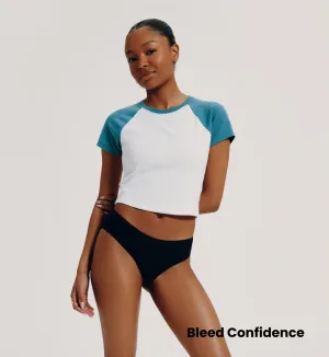 Leakproof UltraThin No-Show Underwear Bikini 3-Pack (4-Pack Item)