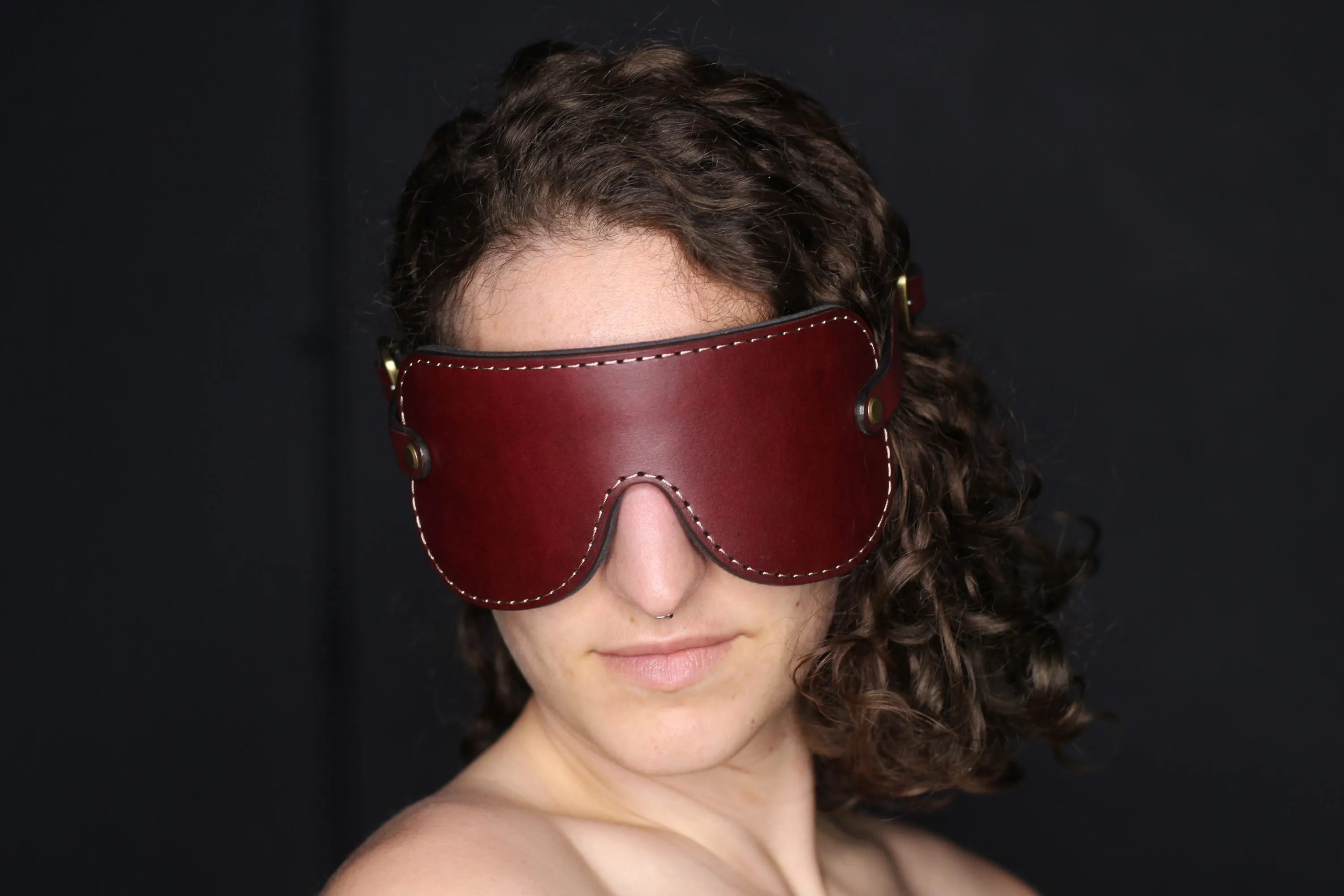 Leather Blindfold