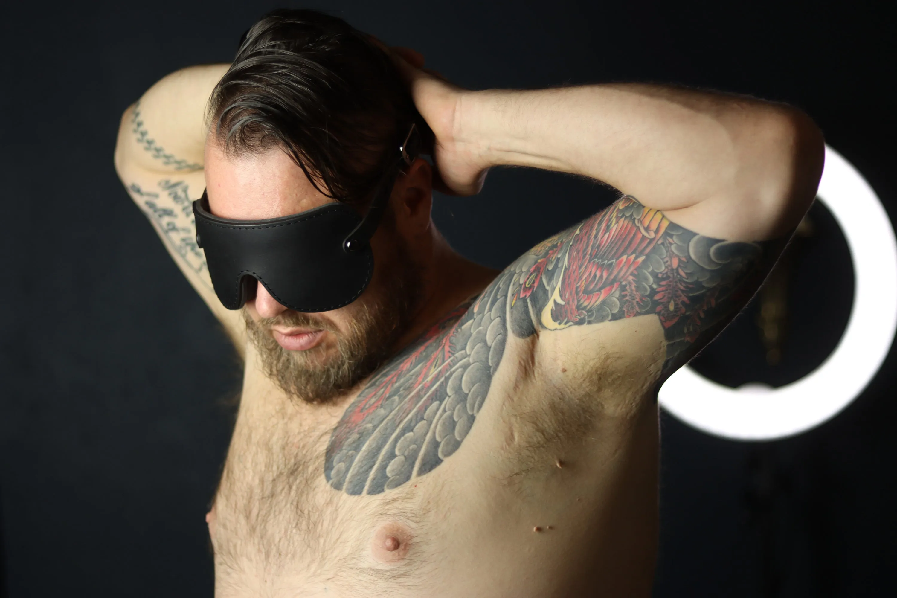 Leather Blindfold