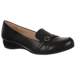 LifeStride Womens Divine Slip On Round Toe Ballet Flats