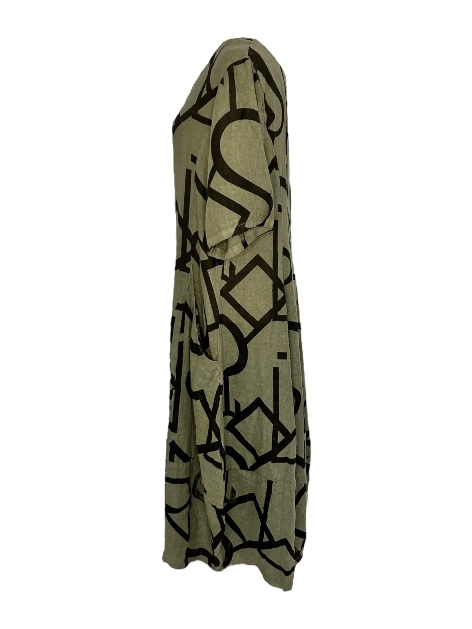 Linen Midi Dress