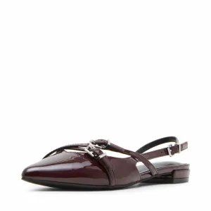 Madden Girl Women's Delilahh Ballet Flat, Vamp Patent, 9 - Like New