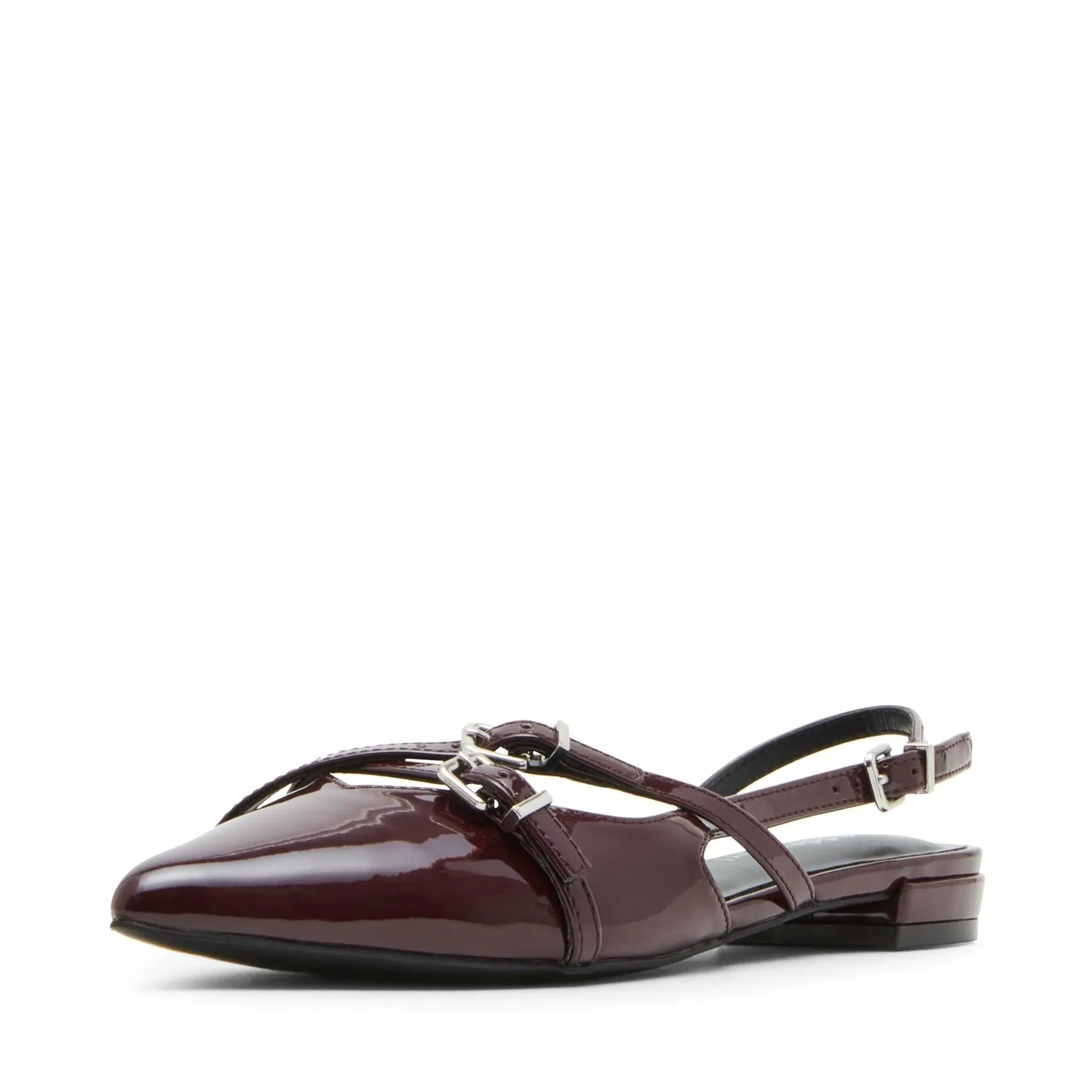 Madden Girl Women's Delilahh Ballet Flat, Vamp Patent, 9 - Like New