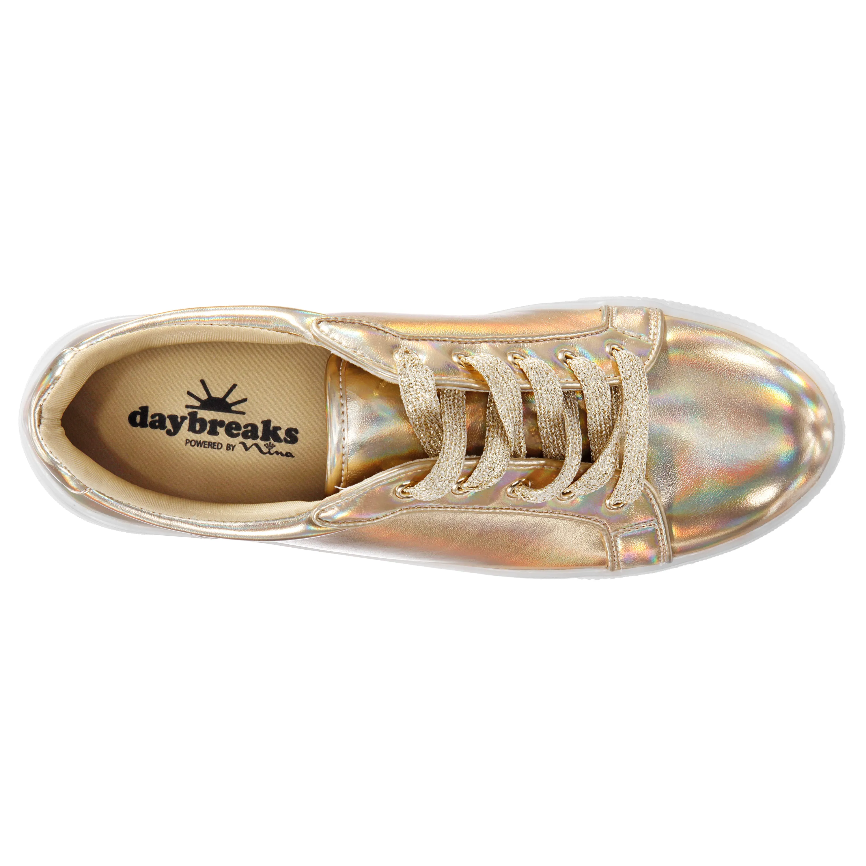 MANGO-GOLD PRISMATIC NAPPA PU