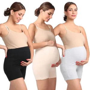 Maternity Undershorts | Bump Support & Anti-Chafing | 3-Pack